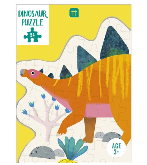 Dinosaurier-Puzzle "Stegosaurus" - 54 Teile - 35 x 27 cm