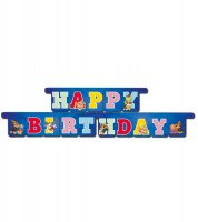 DIY Happy Birthday Girlande "Paw Patrol Party" - 3 m