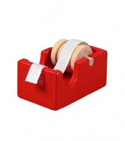 Miniatur Klebebandabroller aus Holz - 3 x 1,7 cm