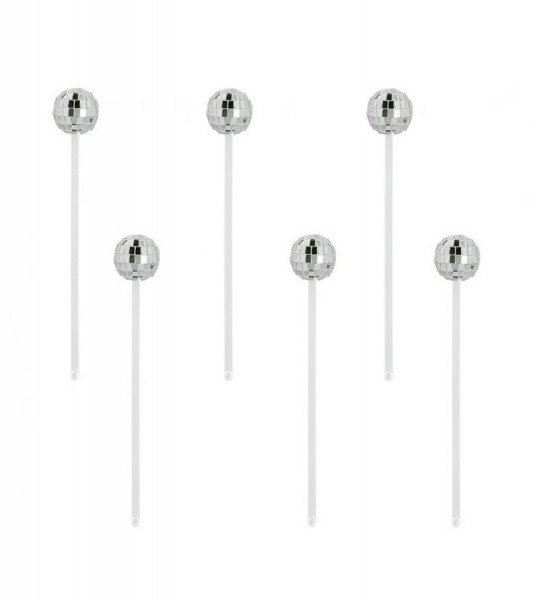 Stirrer "Discokugel" - 6 Stück