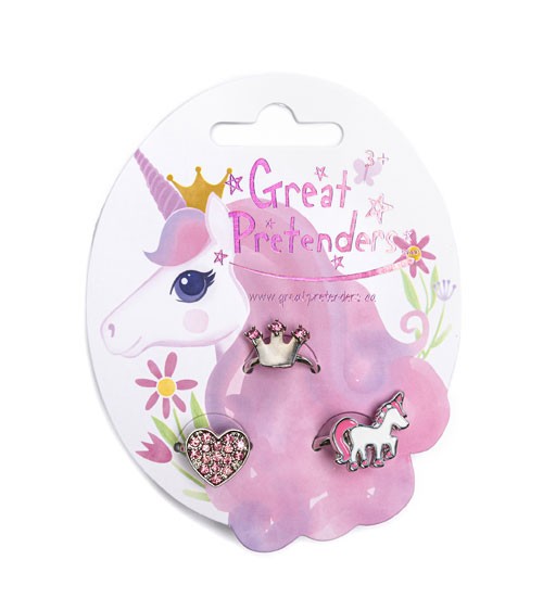 Kinderringe-Set "Princess" - 3-teilig