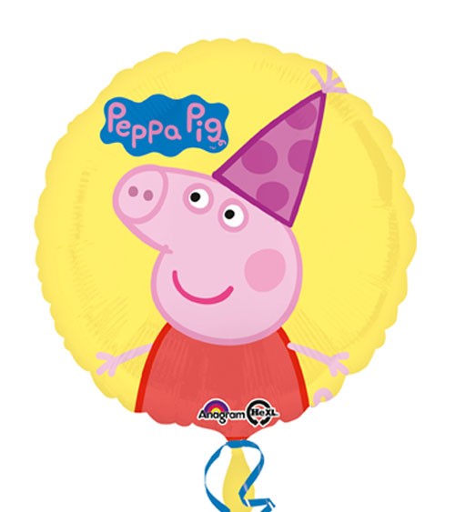 Runder Folienballon "Peppa Wutz"