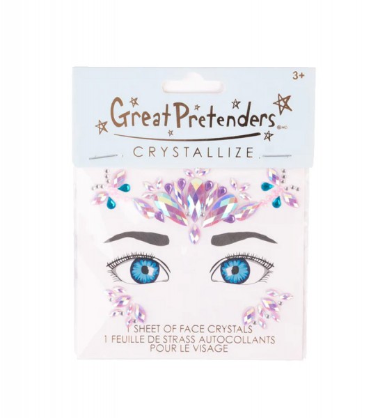 Face Crystals für Kinder "Schmetterlingsfee"