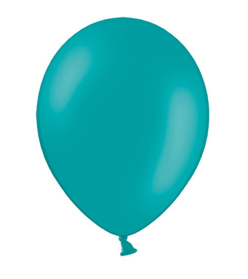 Standard-Luftballons - türkisblau - 10 Stück