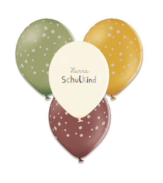 Schulkind Ballon-Set "Nature Kids" - 12-teilig
