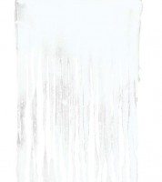Fransen Stoffvorhang - weiß - 1 x 2 m