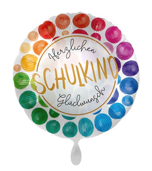 Folienballon "Schulkind Glückwunsch"