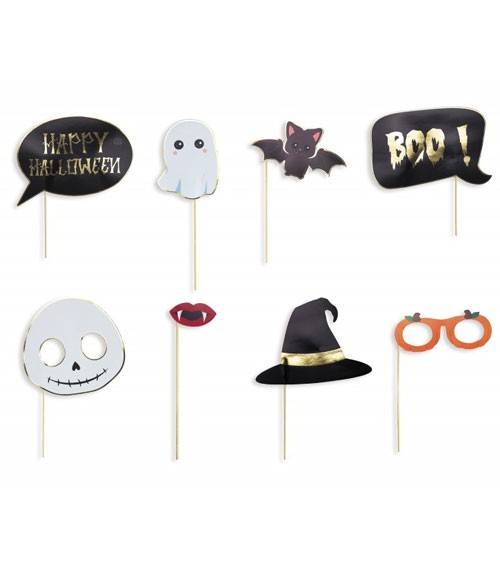 Photobooth-Set "Sweety Halloween" - 8-teilig