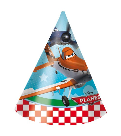 Partyhüte "Disney Planes " - 6 Stück
