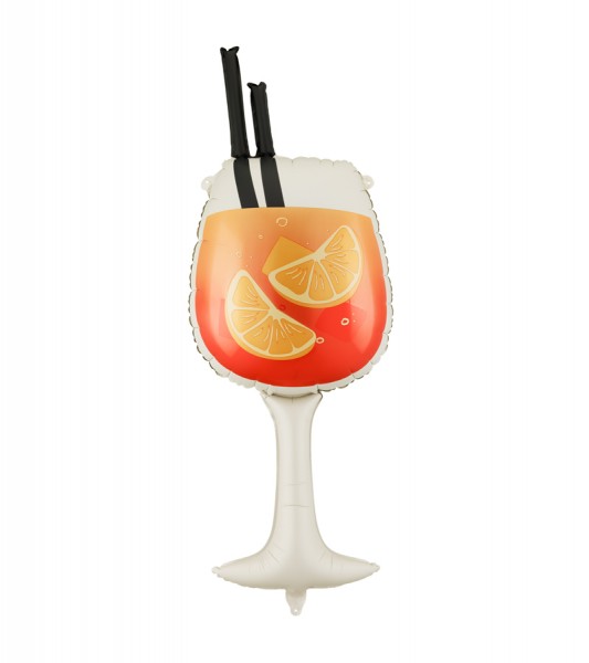 Supershape-Folienballon "Sommerdrink" - 47 x 115 cm