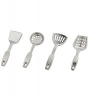 Küchenzubehör - silber - 3 cm - 4-teilig