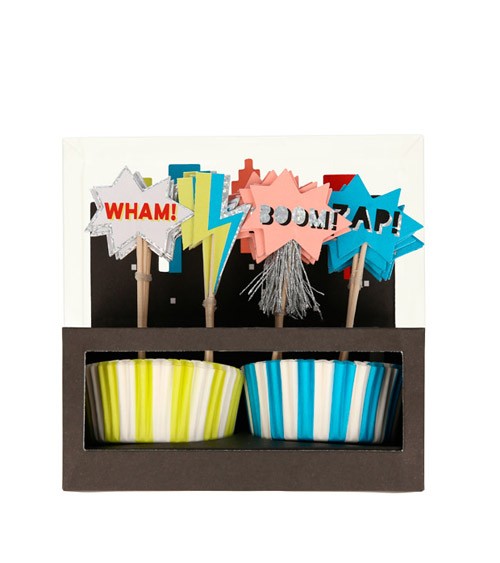 Cupcake-Kit "Superhero" - 48-teilig