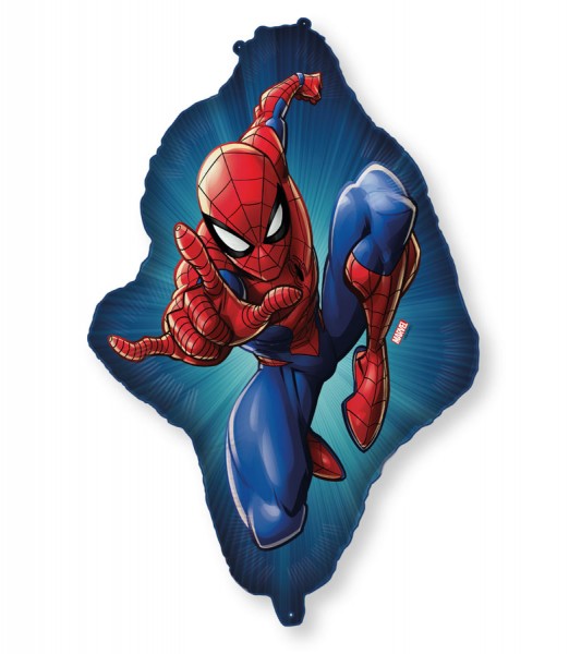 Supershape-Folienballon "Spiderman World of Webs" - 68 x 88 cm