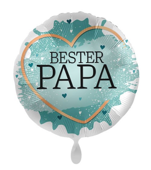 Folienballon "Bester Papa" - Herz