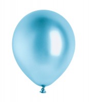 Glossy-Ballons - blau - 30 cm - 10 Stück