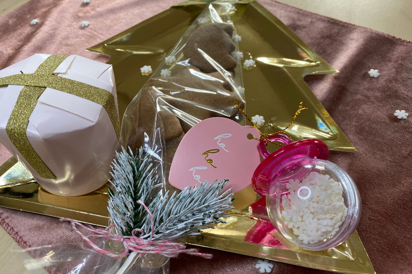 Geschenke für Weihnachten backen und schön verpacken Pink Dots