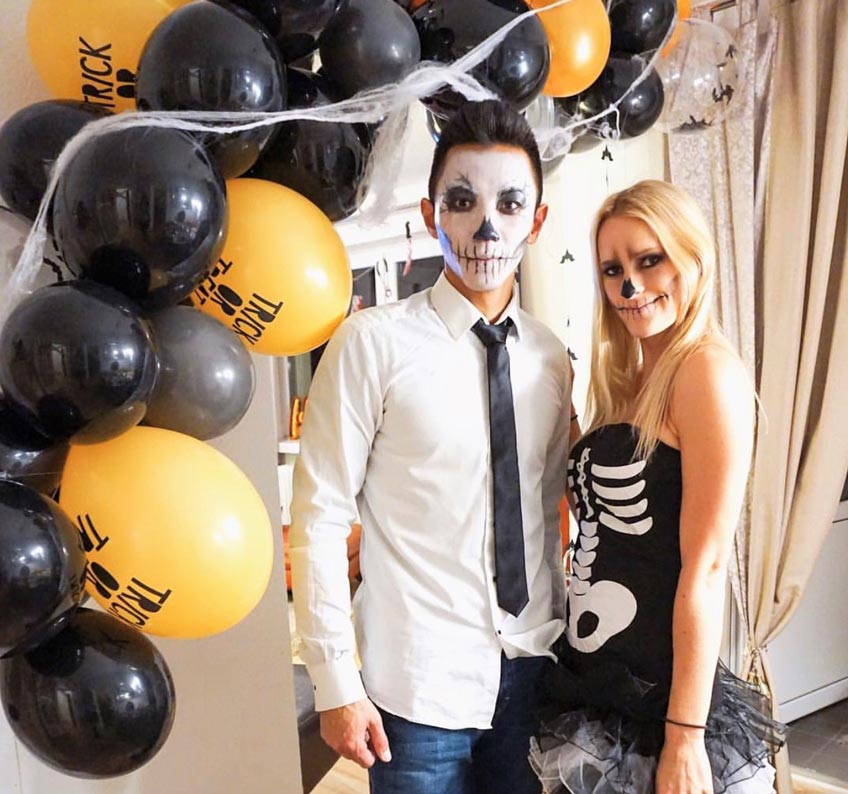 Tolle Ballongirlande zu Halloween (c) myboys_and_i Tolle Ballongirlande zu Halloween (c) myboys_and_i