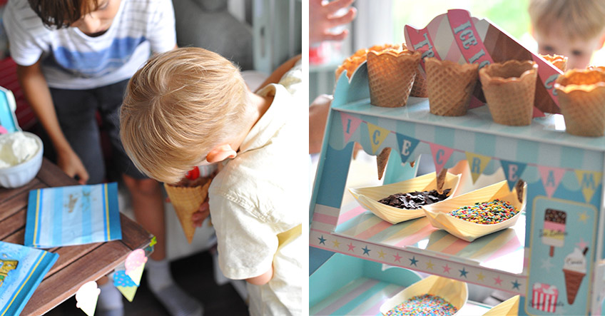 Eisstand zum Geburtstag oder zur Einschulung - eine tolle Mitmach-Idee