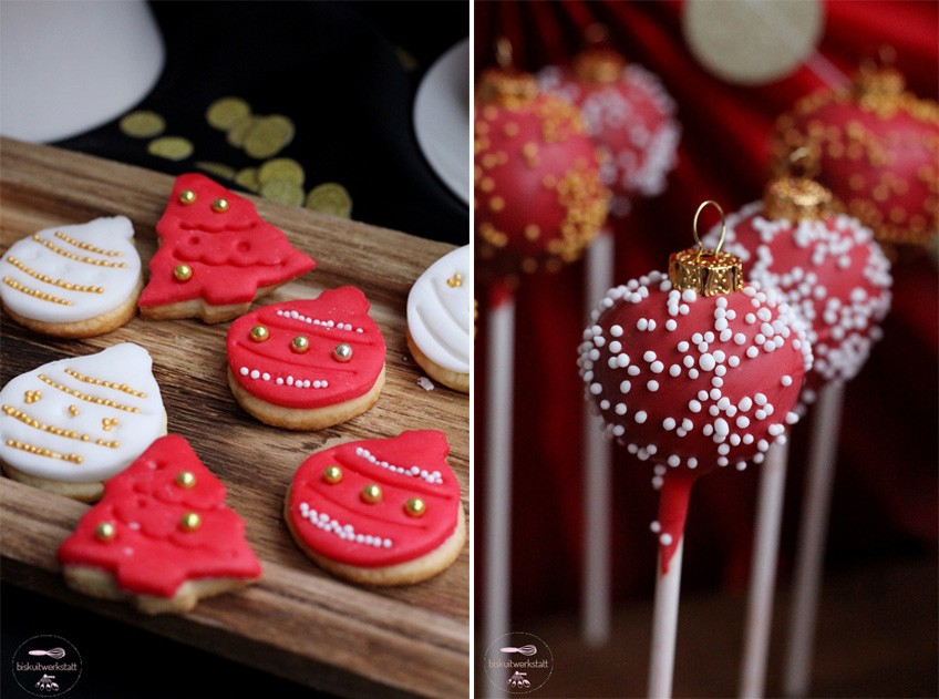 Süße Highlights in Form von Nikolaus-Keksen und Weihnachtskugel-Cake-Pops Süße Highlights in Form von Nikolaus-Keksen und Weihnachtskugel-Cake-Pops