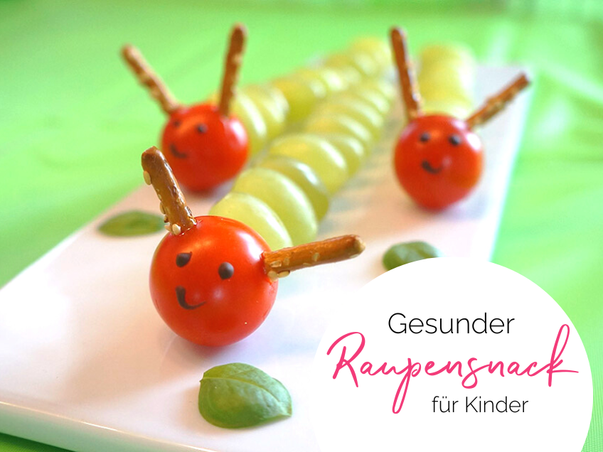 Lecker für Zwischendrin und schick als Snack auf Geburtstagen sind die kleinen Raupen aus Weintrauben allemal Lecker für Zwischendrin und schick als Snack auf Geburtstagen sind die kleinen Raupen aus Weintrauben allemal