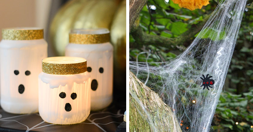 Mach deine Veranda halloween-fertig mit selbstgemachten Geisterlichtern und Spinnweben, rechts (c) bunt.lecker.kreativ Mach deine Veranda halloween-fertig mit selbstgemachten Geisterlichtern und Spinnweben, rechts (c) bunt.lecker.kreativ