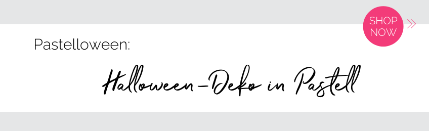 Feier mit Pink Dots eine moderne Halloweenparty in cuten Pastellfarben