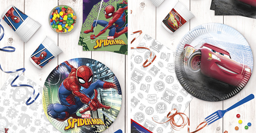Spiderman oder Cars - zwei coole Ideen für die Kinderparty Spiderman oder Cars - zwei coole Ideen für die Kinderparty