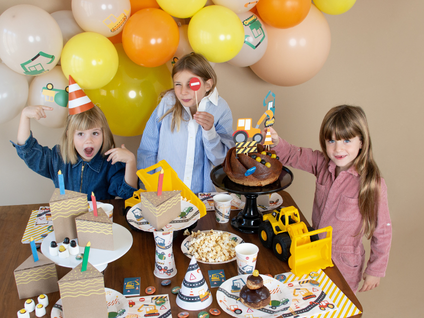 Kreative Baustellen-Deko für den Kindergeburtstag Kreative Baustellen-Deko für den Kindergeburtstag