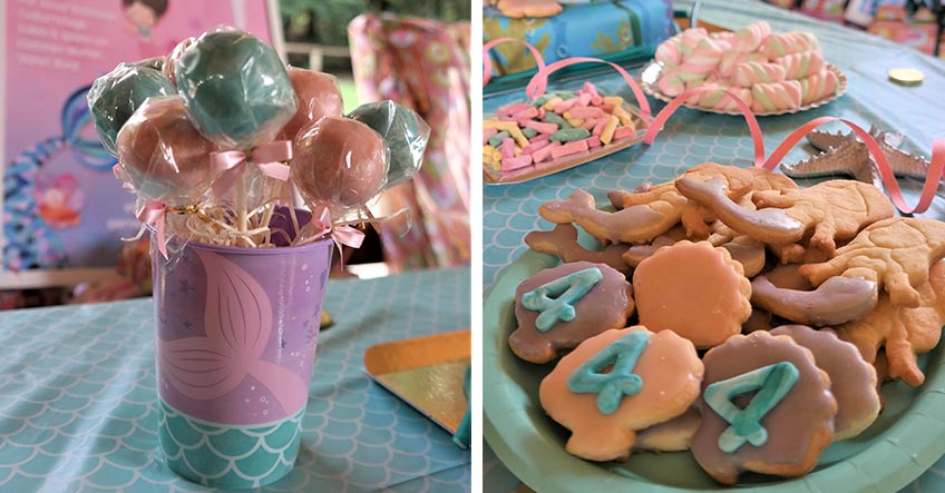 Maritime Plätzchen und bunte Cake Pops - eine Augenweide auf der Meerjungfrauen-Party Maritime Plätzchen und bunte Cake Pops - eine Augenweide auf der Meerjungfrauen-Party