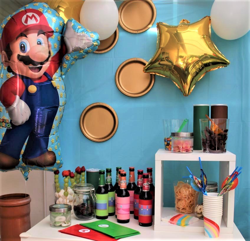 Du bist ein riesen Super Mario Fan? Wie wär`s mit einer super coolen Mottoparty!