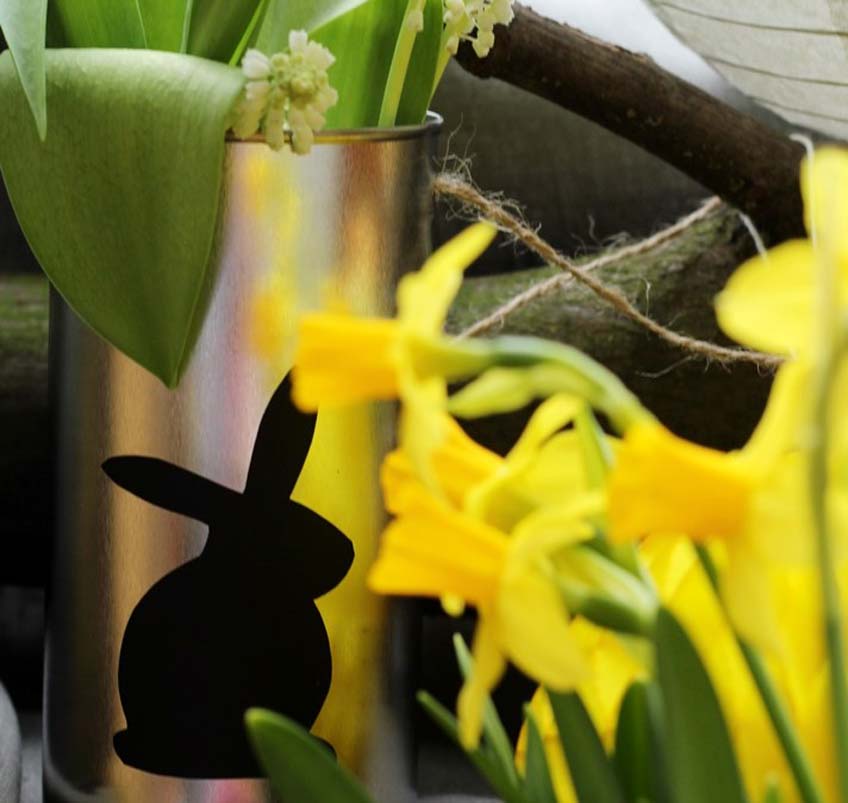 Blechdosen-Vasen mit Ostermotiven sind leicht selbstgemacht (c) Mareike Winter - Biskuitwerkstatt Blechdosen-Vasen mit Ostermotiven sind leicht selbstgemacht (c) Mareike Winter - Biskuitwerkstatt