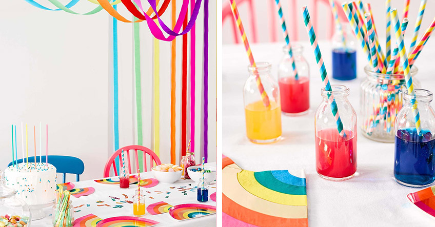 Kreativ und knallig - bunte Regenbogen-Deko Kreativ und knallig - bunte Regenbogen-Deko