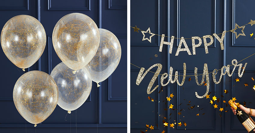 Die Silvesterparty wird lustig mit glänzenden Partyaccessoires für dich und deine Freunde Die Silvesterparty wird lustig mit glänzenden Partyaccessoires für dich und deine Freunde