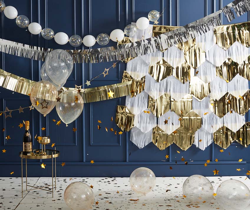 Stylisches Silvester - kombiniere die Dekotrends des Jahres Stylisches Silvester - kombiniere die Dekotrends des Jahres