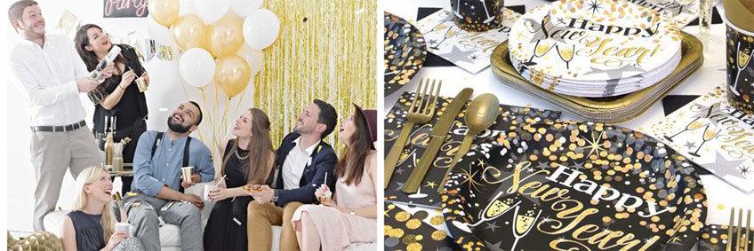 In unserem Shop findet ihr edle und Farbenfrohe Silvesterdeko In unserem Shop findet ihr edle und Farbenfrohe Silvesterdeko