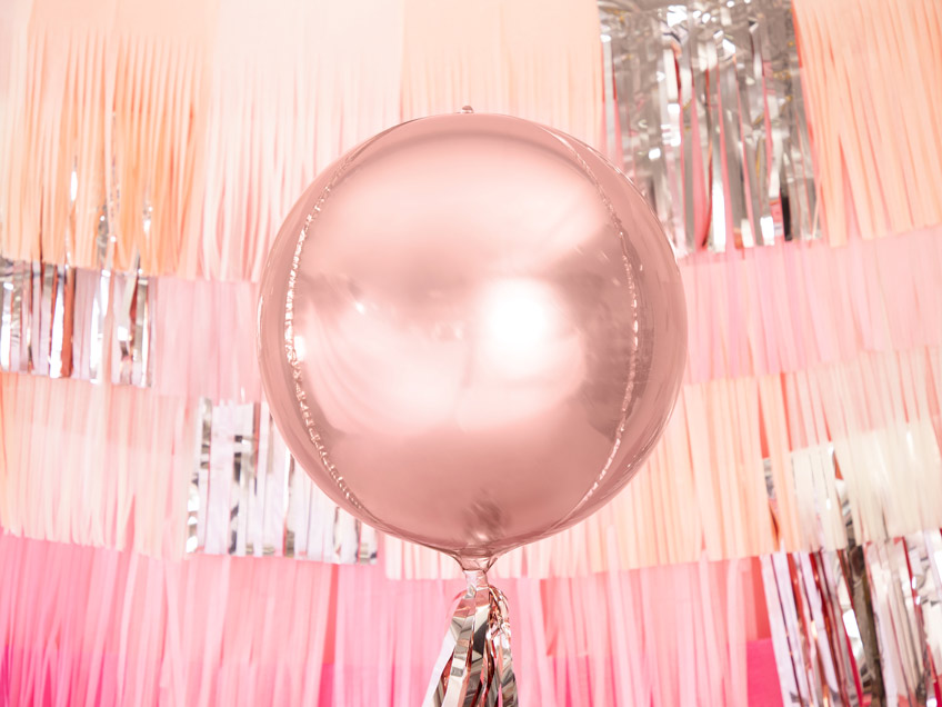 Rosegold ist der Hit zu Silvester - bei Folienballons und überhaupt Rosegold ist der Hit zu Silvester - bei Folienballons und überhaupt