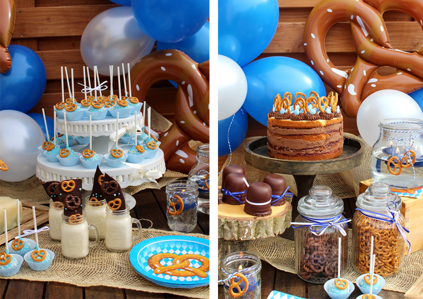 Auf dem Oktoberfest Sweet Table findet sich eine tolle Kombination aus Süßem und Salzigem (c) Mareike Winter - Biskuitwerkstatt Auf dem Oktoberfest Sweet Table findet sich eine tolle Kombination aus Süßem und Salzigem (c) Mareike Winter - Biskuitwerkstatt