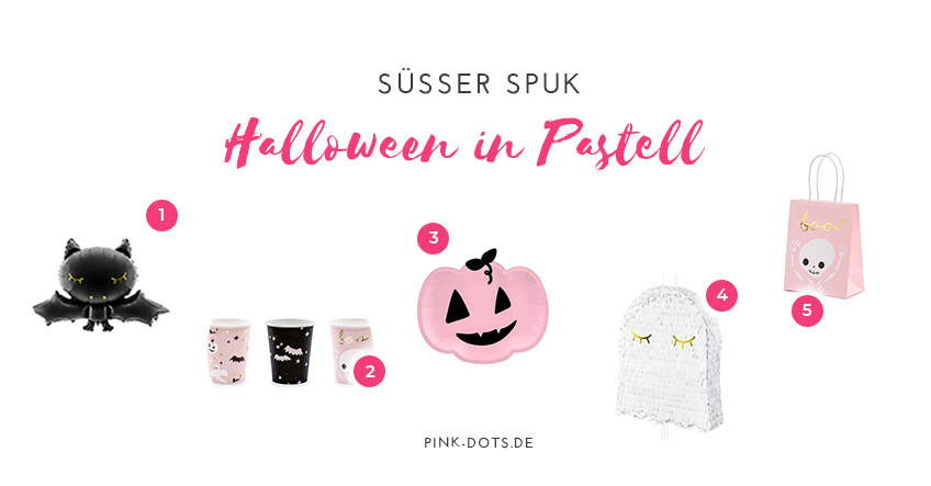 Shop den Blogger-Look zu Halloween mit süßer Deko in Pastell Shop den Blogger-Look zu Halloween mit süßer Deko in Pastell