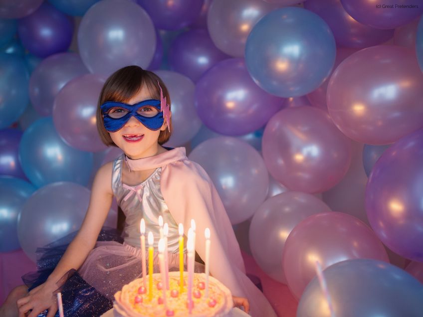 Super-Duper Tutu, Umhang & Maske - ein cooles Kinderkostüm für Superheldinnen (c) Great Pretenders Super-Duper Tutu, Umhang & Maske - ein cooles Kinderkostüm für Superheldinnen (c) Great Pretenders