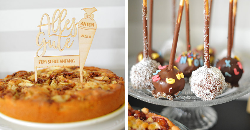 Ein Highlight zum Schulanfang - unser personalisierter Cake Topper aus dem Shop Ein Highlight zum Schulanfang - unser personalisierter Cake Topper aus dem Shop