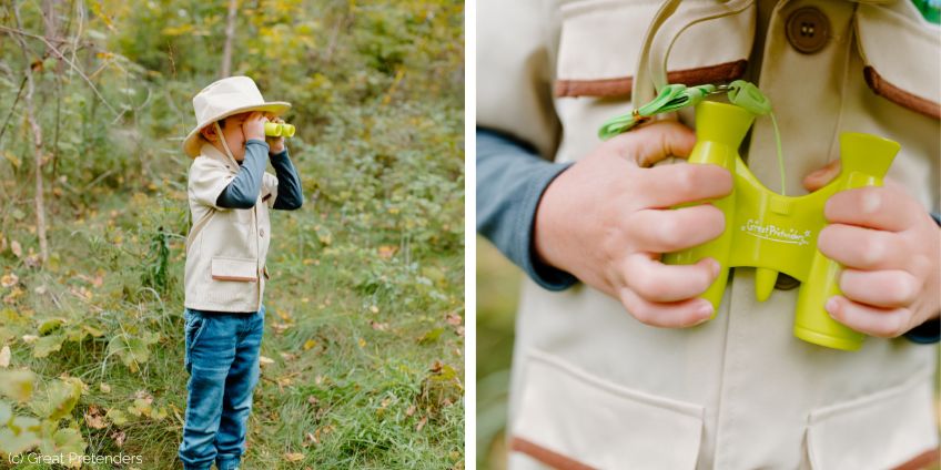 Abenteuerlich ist das Kinderkostüm für kleine Wildhüter mit tollen Accessoires (c) Great Pretenders