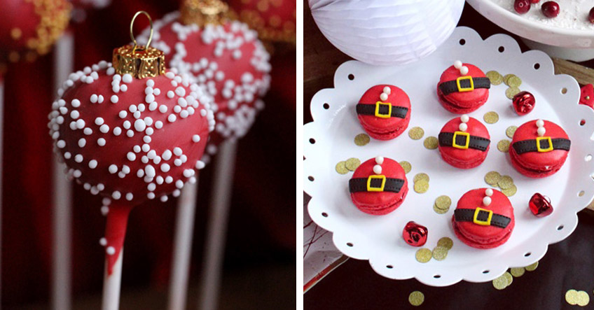 Gib Cake Pops und Macarons einen großartigen Weihnachtslook (c) Biskuitwerkstatt