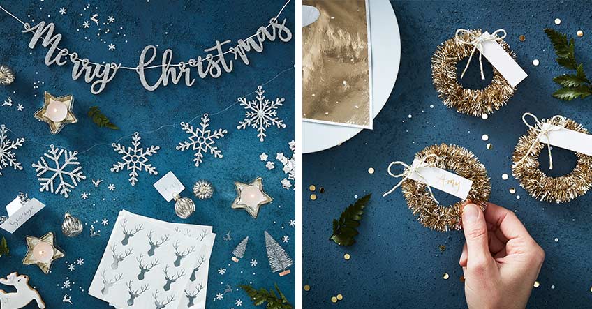 Elegante Weihnachtsdeko im Metallic-Look - welche Farbe gefällt dir? Elegante Weihnachtsdeko im Metallic-Look - welche Farbe gefällt dir?