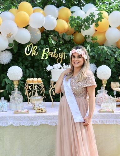 Babyparty-Dekoration soll schön aussehen und das Herz erreichen (c) miye__si