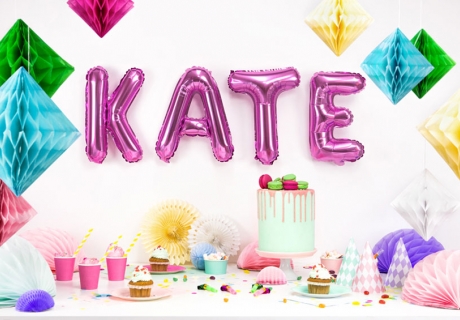 An deinem Geburtstag bist du der Star - also her mit den Buchstabenballons!