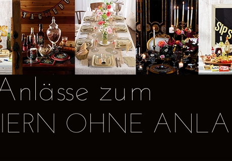 Grund zum Feiern selbstgemacht - unsere fünf Anlässe für euch
