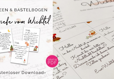 Fertige Wichtelbriefe im Mini-Format zum kostenlosen Download