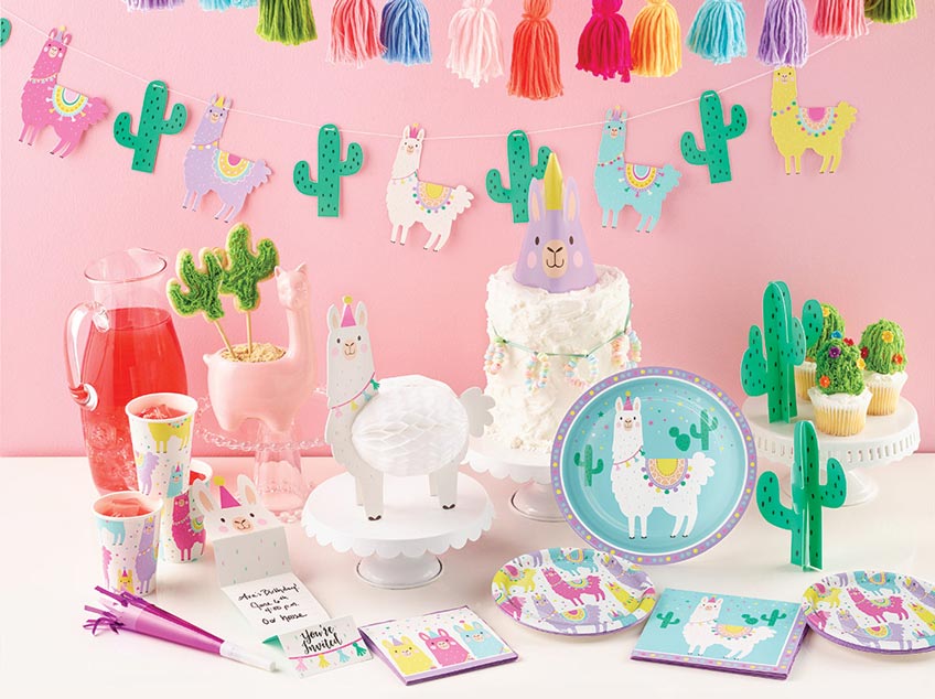 Sommer-Trend Lama - die Deko funktioniert auch in Pastellfarben Sommer-Trend Lama - die Deko funktioniert auch in Pastellfarben